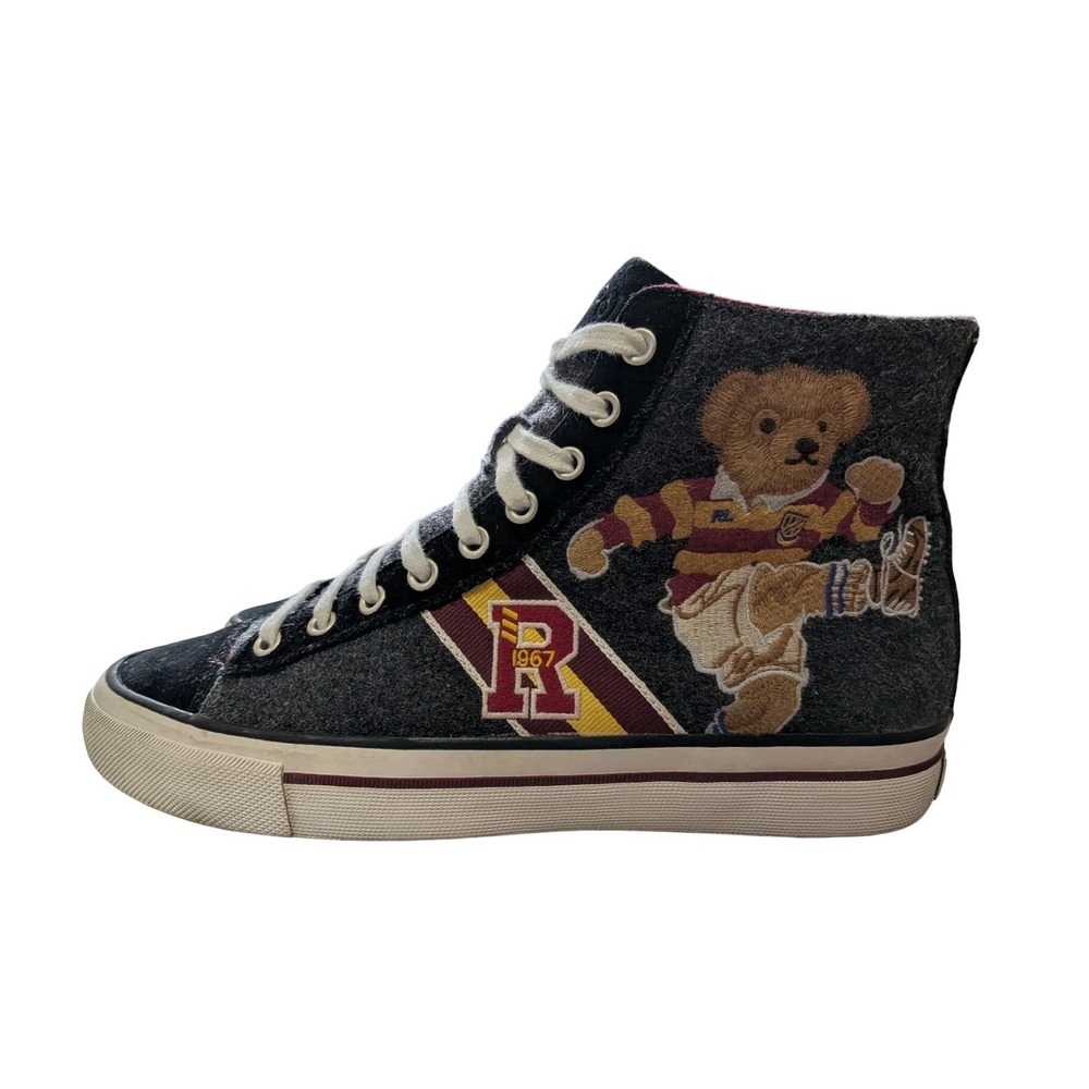 Polo Ralph Lauren Men's Solomon II Bear Sneaker Men's Size 8.5 EUC Polo Bear